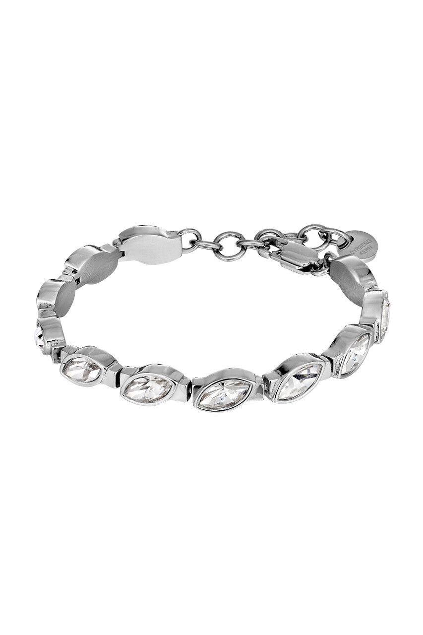 Dyrberg Kern Celtis Sølv Armbånd - Elegant Tennisstil