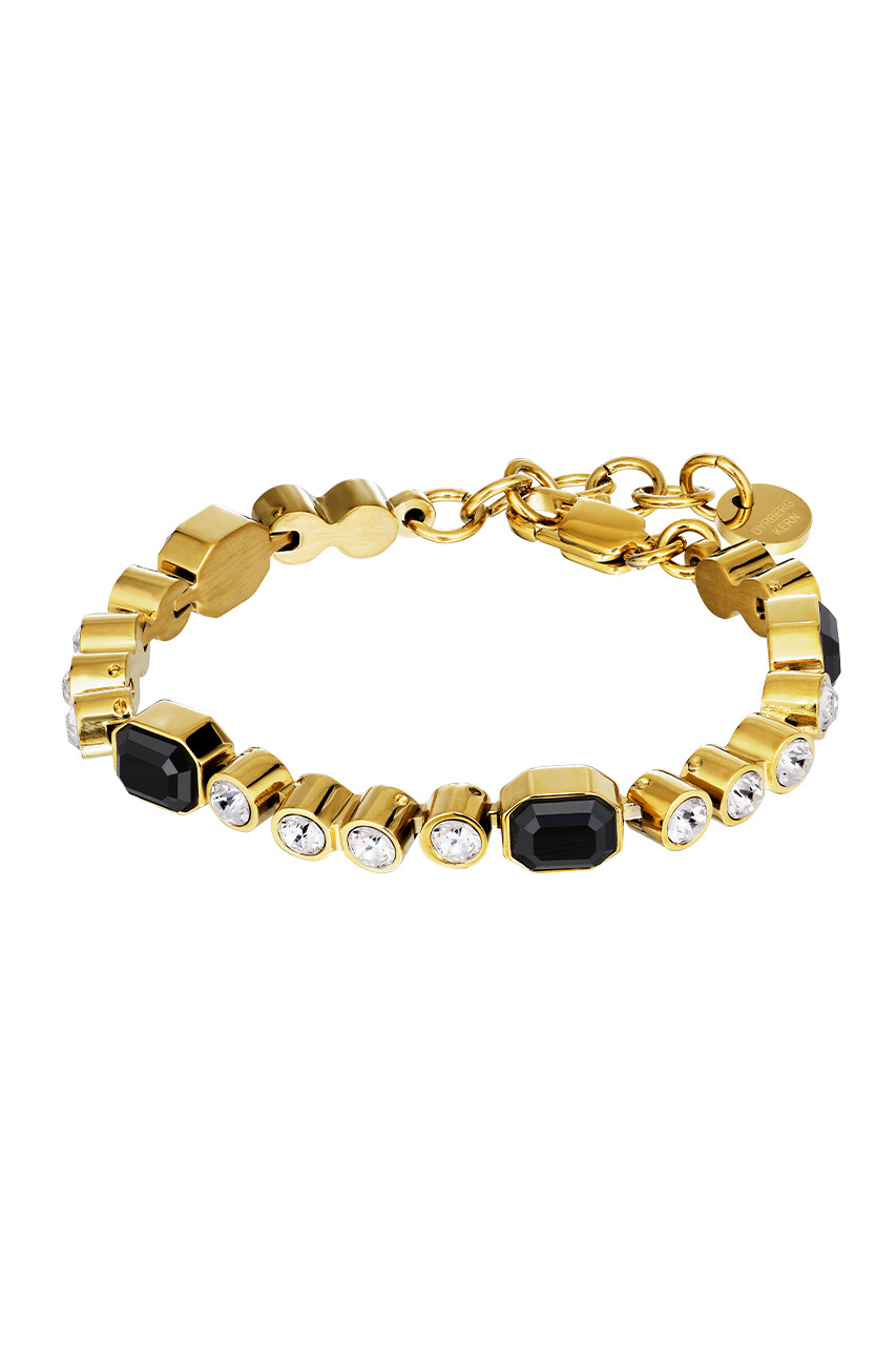 Dyrberg Kern Grivna Armbånd i Guld - Elegant Art Deco Stil