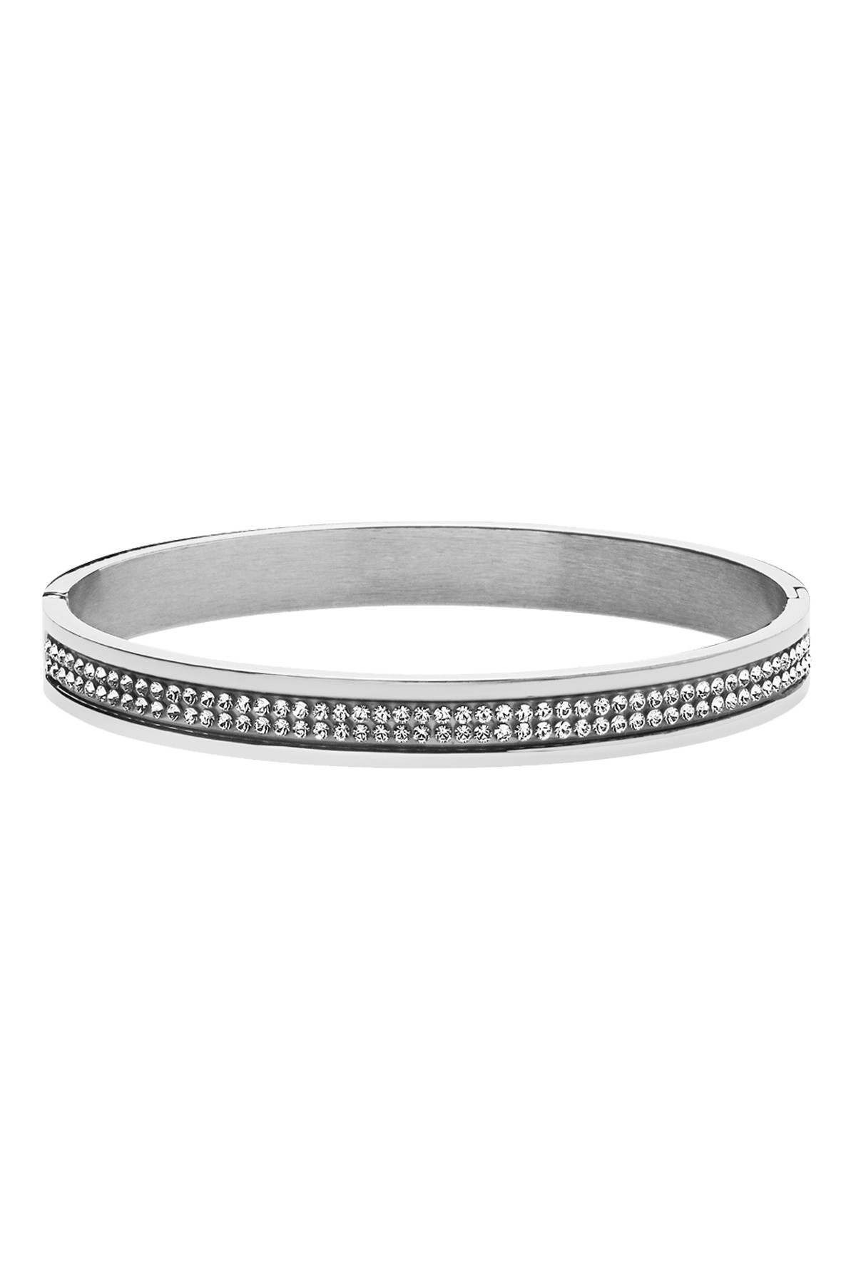 Dyrberg/Kern Lorbel Armbånd med Swarovski Krystaller - Sølv