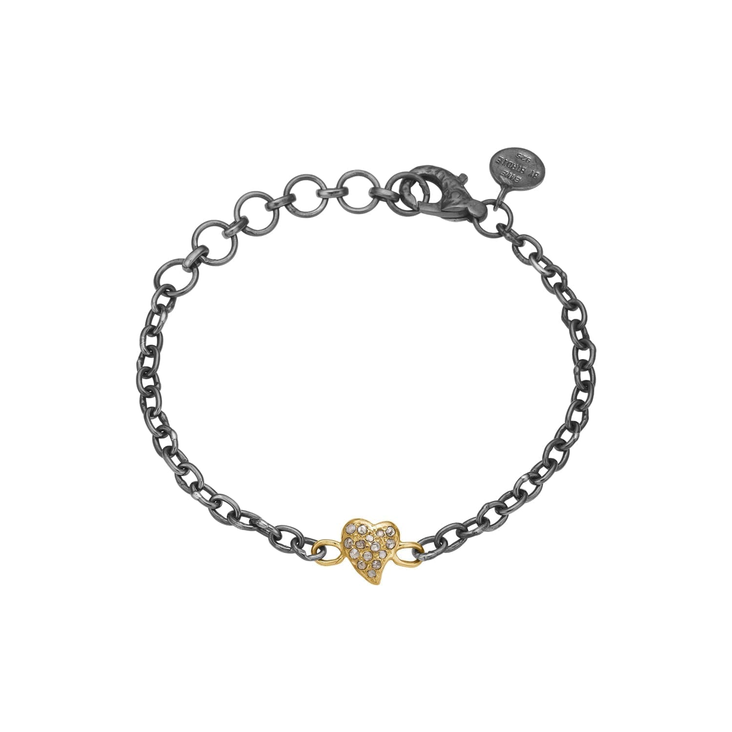 Zenith Heart Pavé Armbånd - Hurtig Levering!