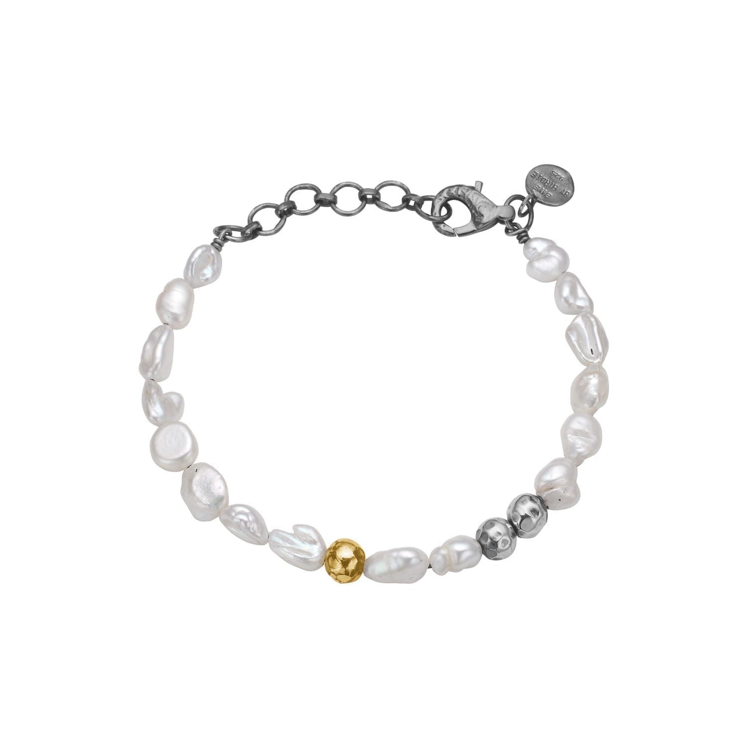 Soul White Keshi Perle Armbånd - Eksklusiv Smykkeoplevelse