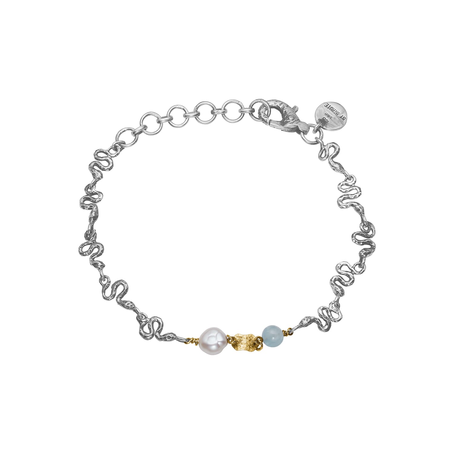 Serpent Sea Aqua Armbånd - Unikt smykke fra ByBirdie.dk