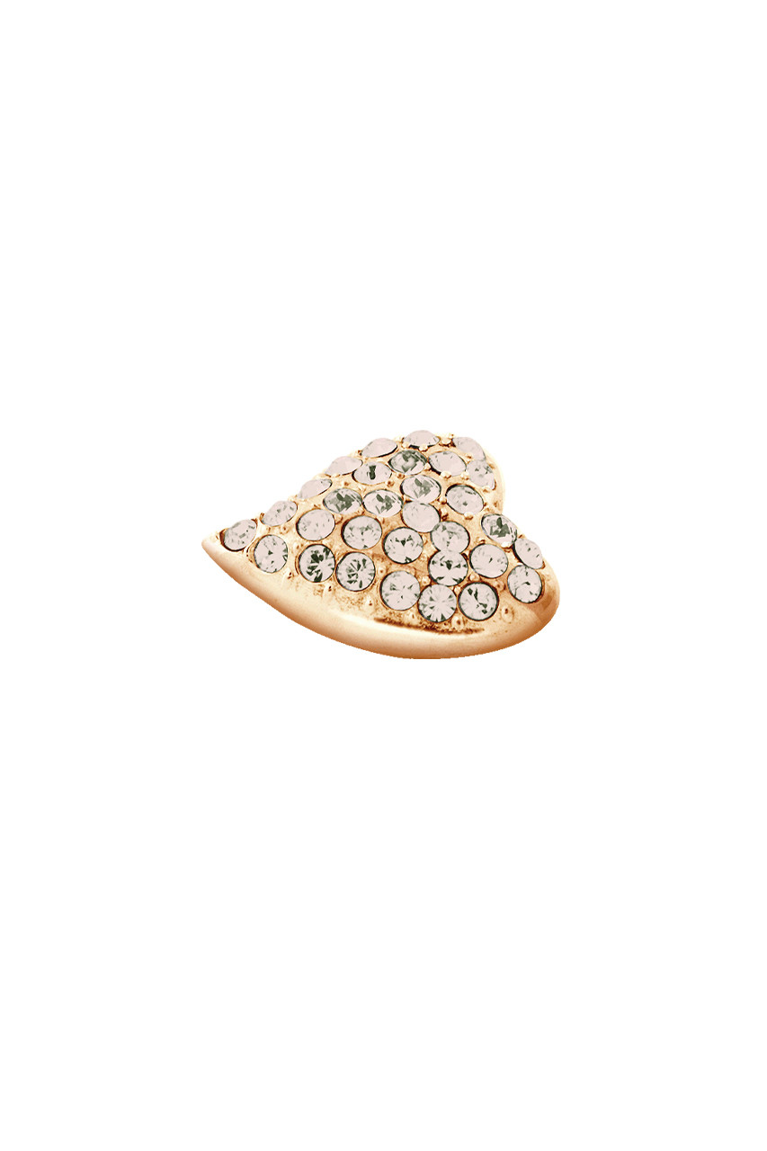 Dyrberg/Kern Love Topping Ring i Guld med Krystaller