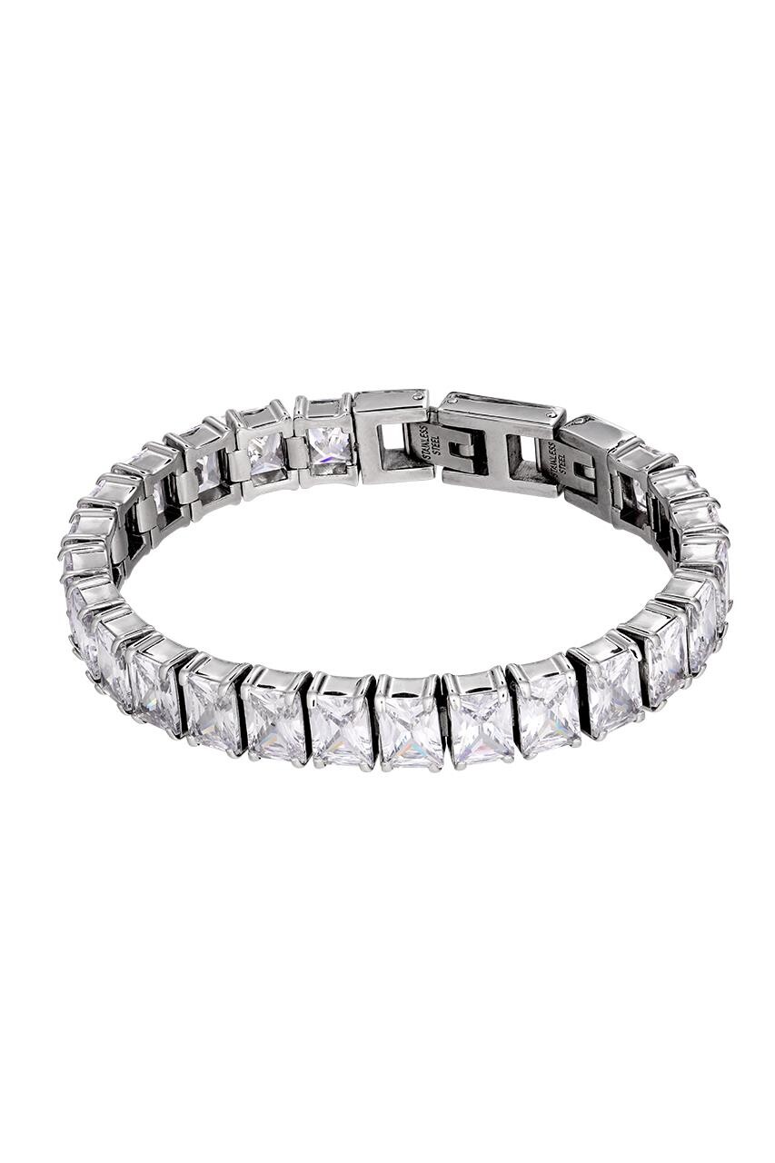 Dyrberg/Kern Conda Sølv Armbånd - Elegant Tennisarmbånd