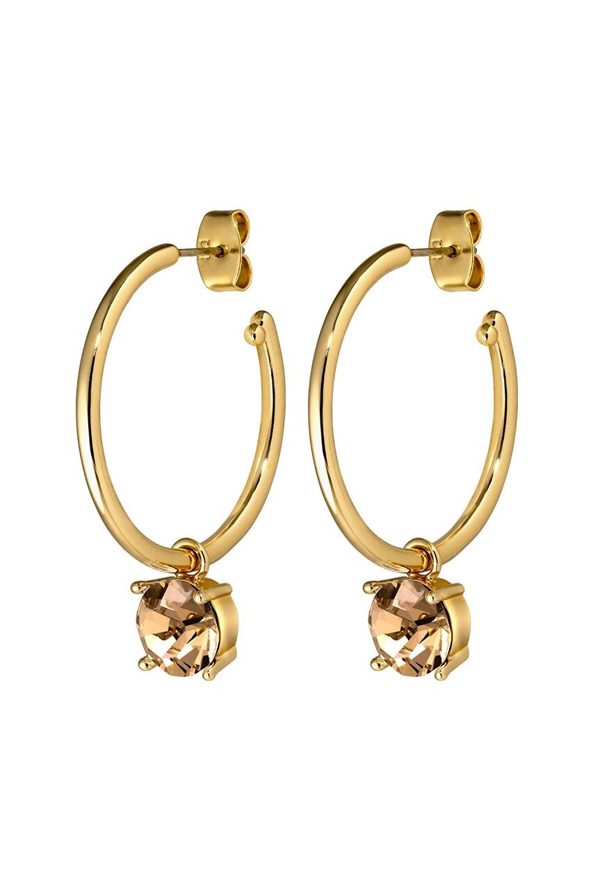 Dyrberg Kern Diega Guld Ørering - Trendy Hoop Design