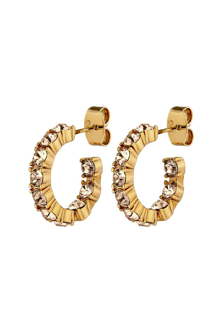 Dyrberg/Kern Raquel Ørering i Guld - Klassisk Hoop Design