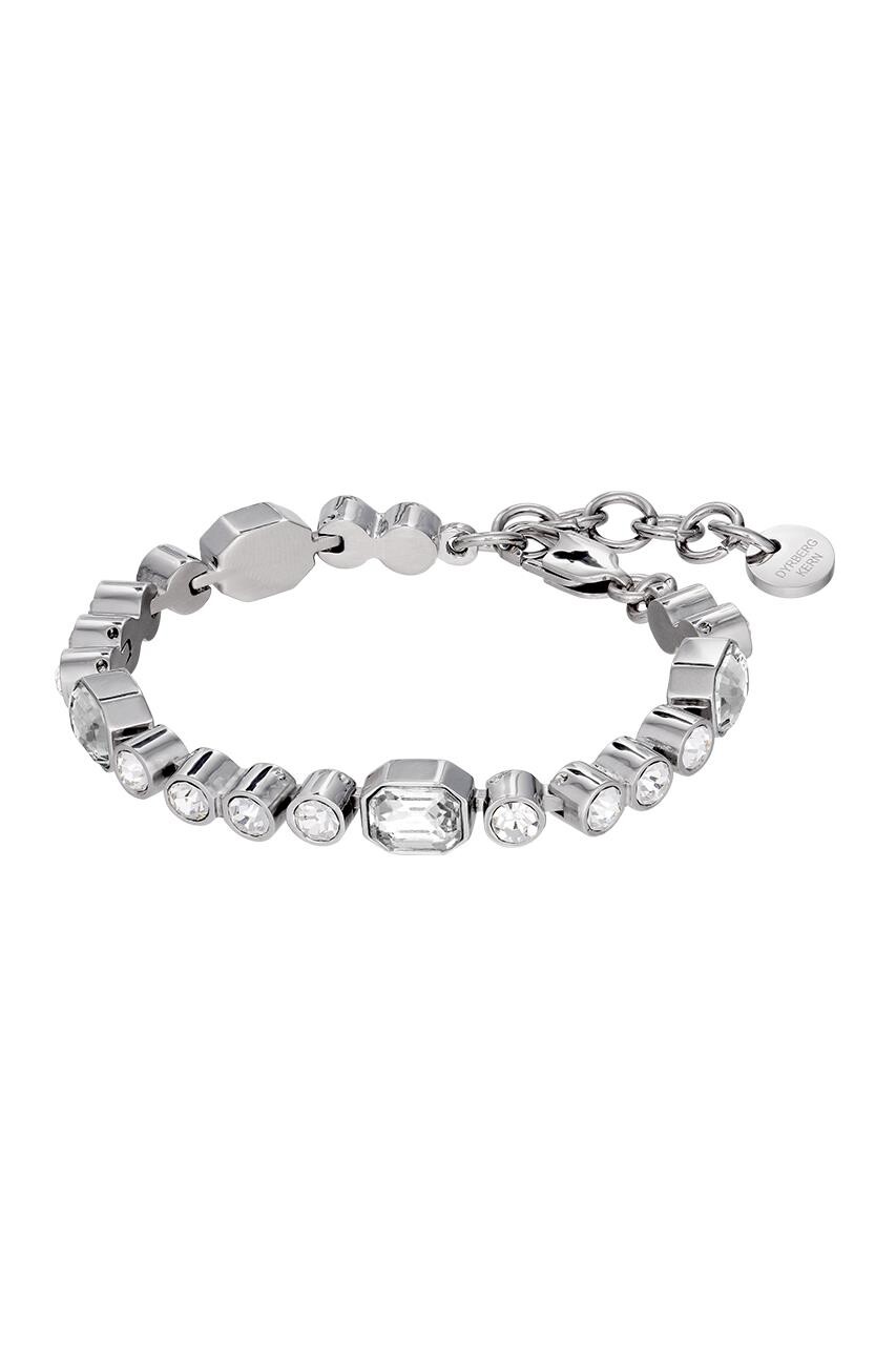 Dyrberg/Kern Grivna Sølv Armbånd - Elegant Art Deco Stil