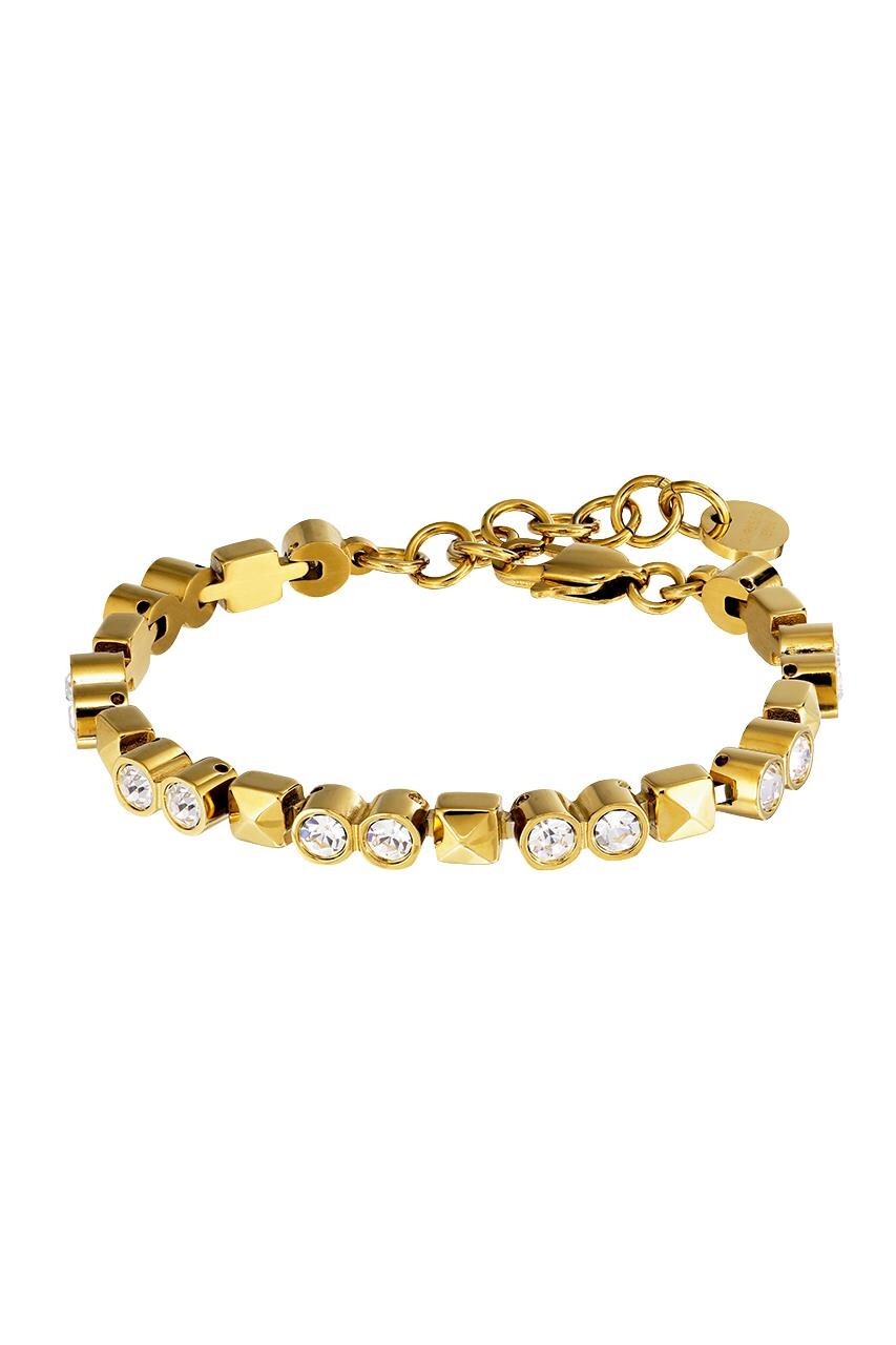 Dyrberg Kern Rockstud Armbånd i Guld - Dansk Design