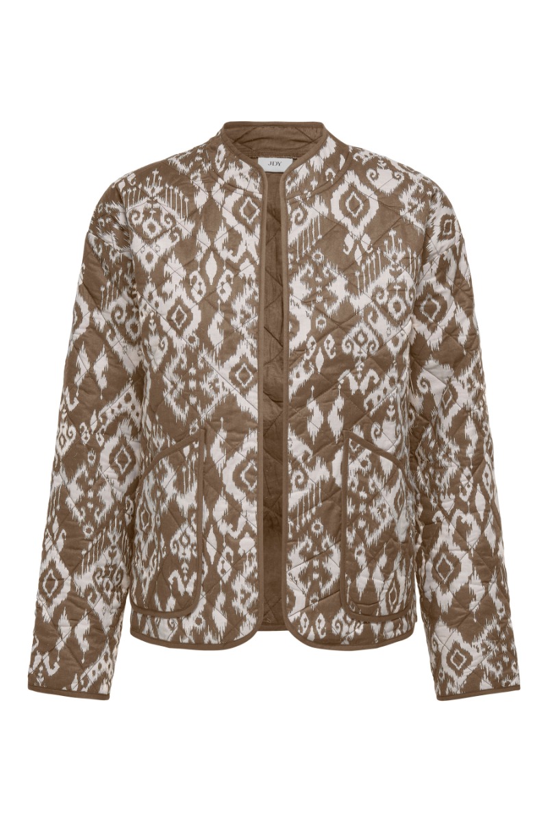 Jdy - Tiger Ls Bomber Jakke - Sepia Tint - Online Udsalg