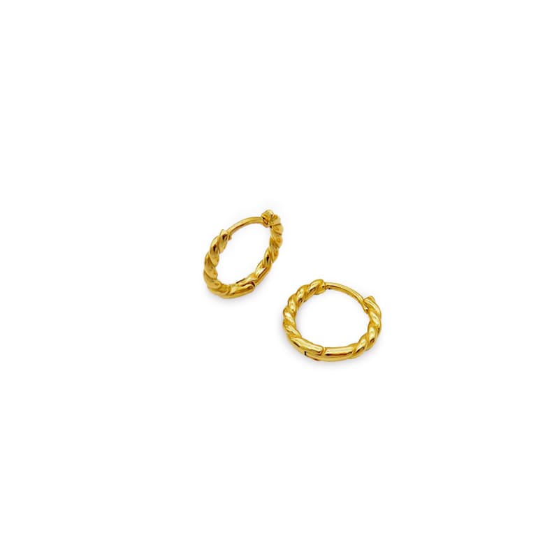 Lucie Hoop 13 Mm Øreringe fra Aqua Dulce - Hurtig Levering