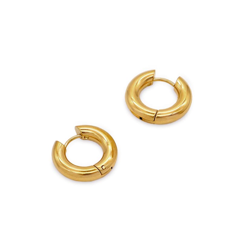 Hoop Small 18 Mm Øreringe fra Aqua Dulce - Hurtig Levering