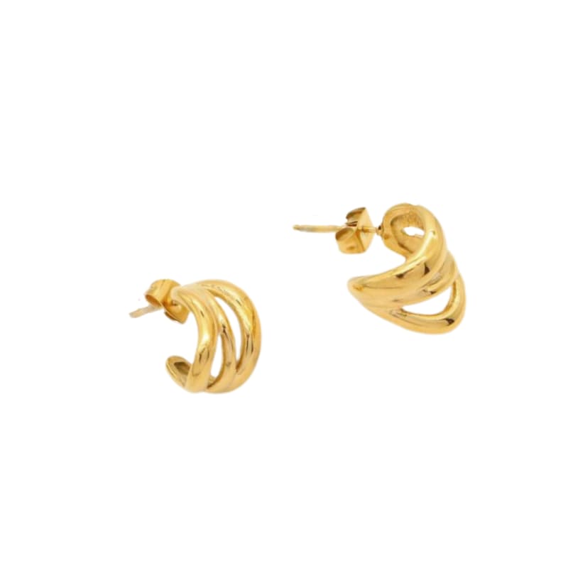 Hoop Wave Smykkeboks i Guld fra Aqua Dulce