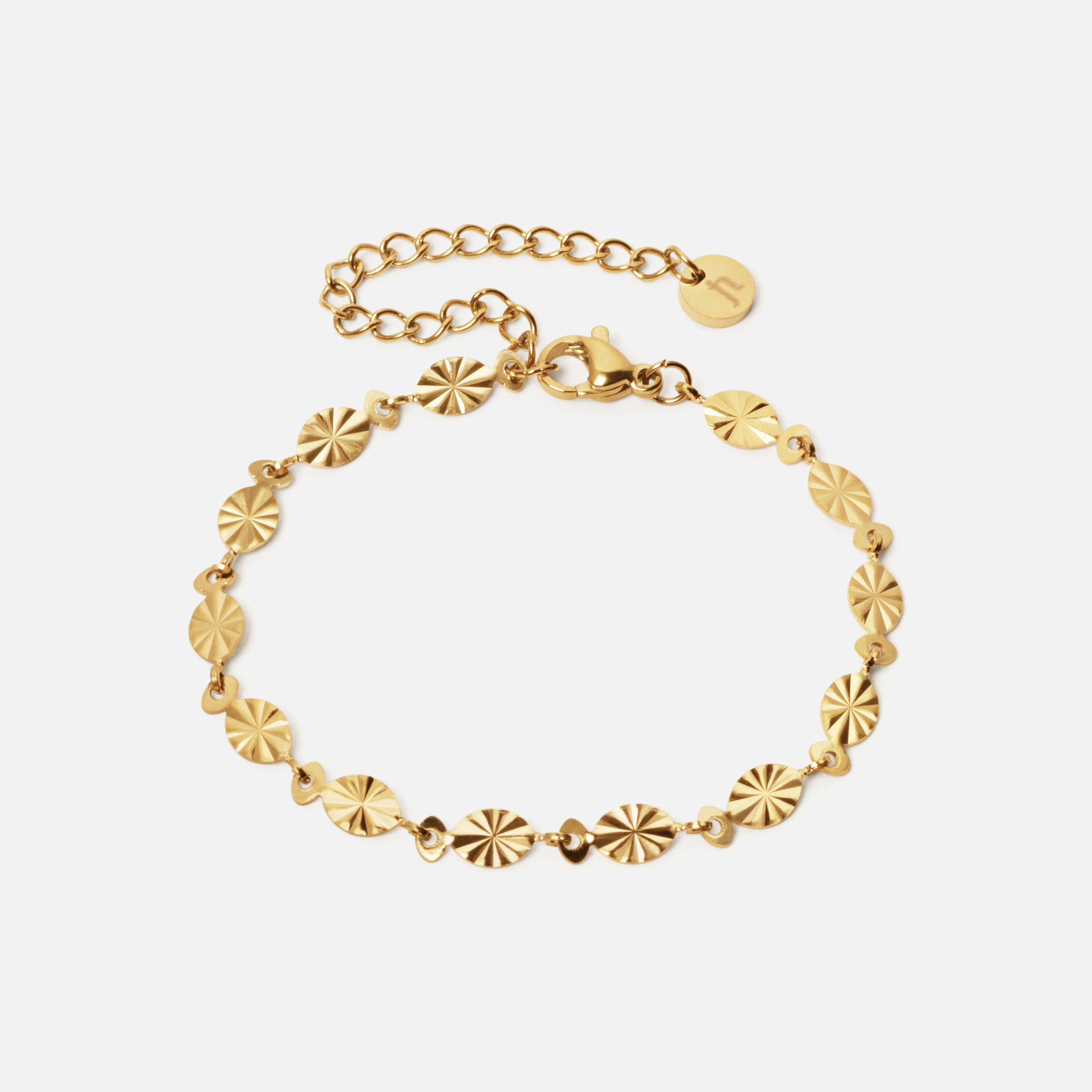 Elegant Sunset Armbånd i 18K Guldbelægning