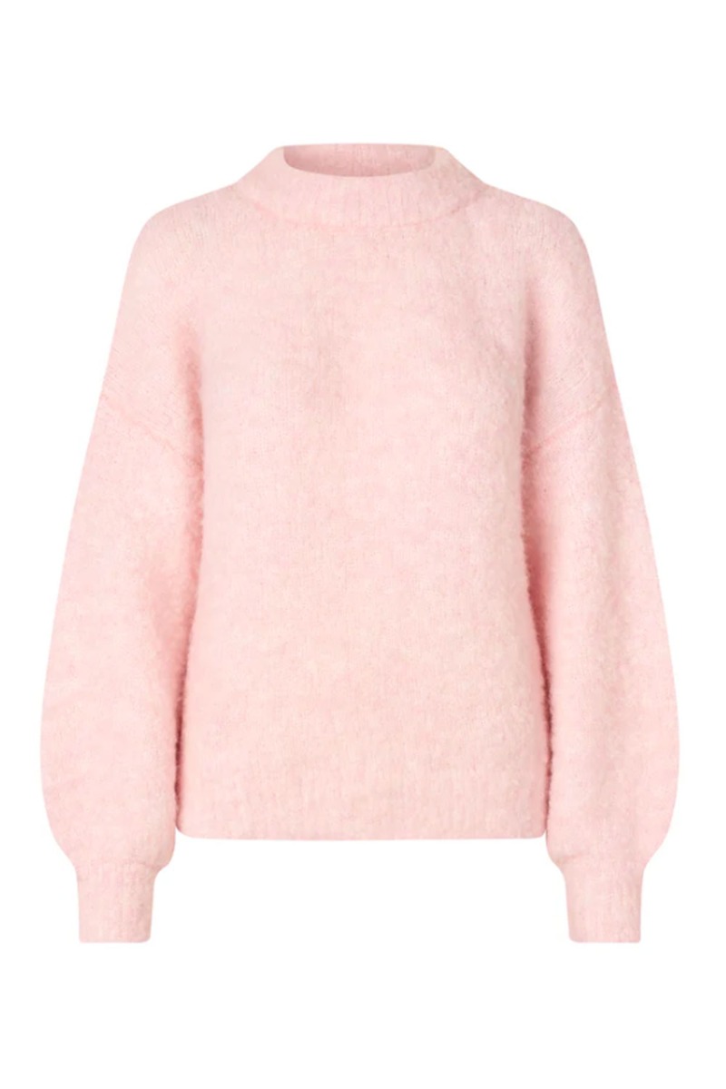 A-view – Patrisia Ny Strik Pullover – Lyserød Skønhed