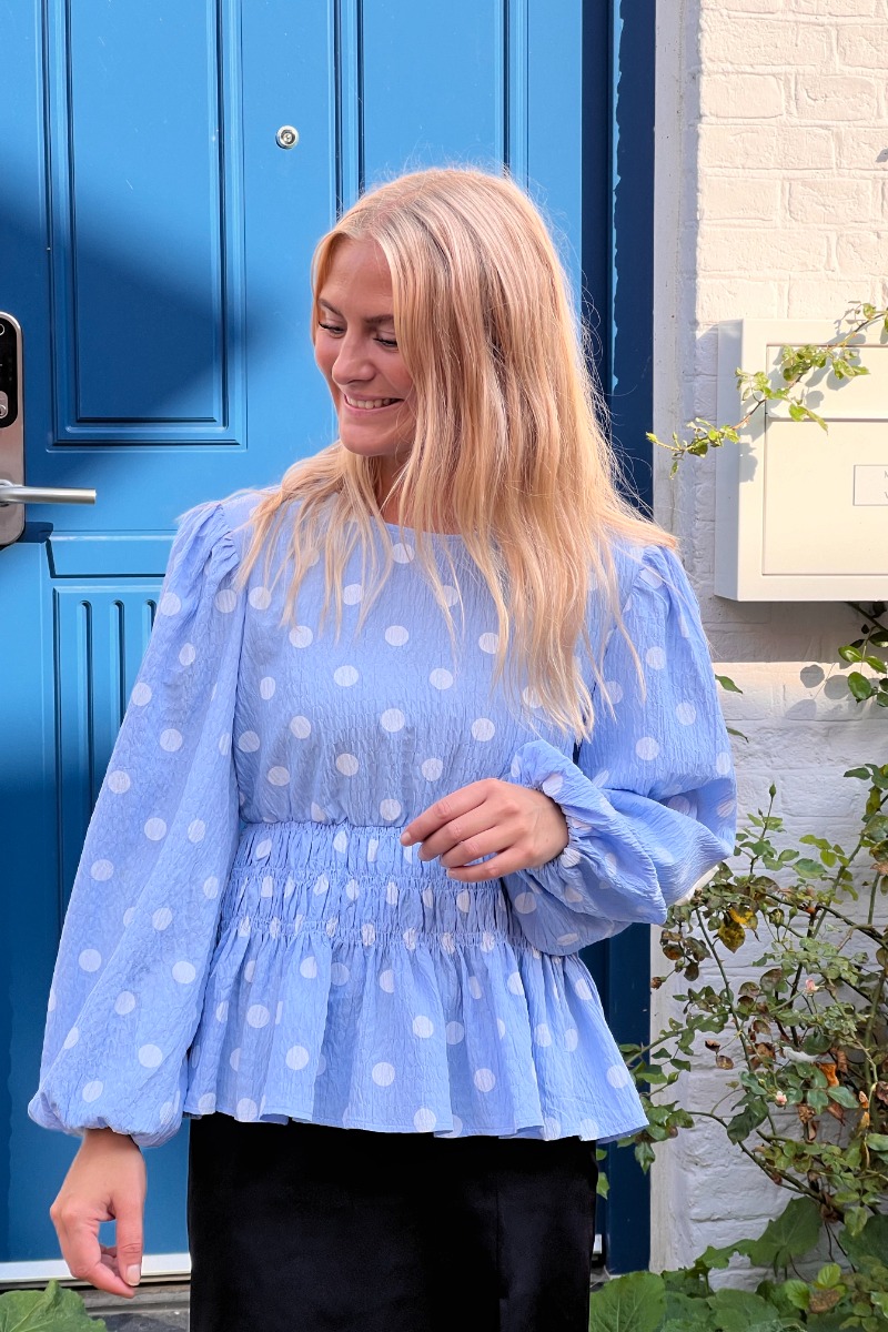 A-view - Bluse - Elinor Blouse - Bluewhite
