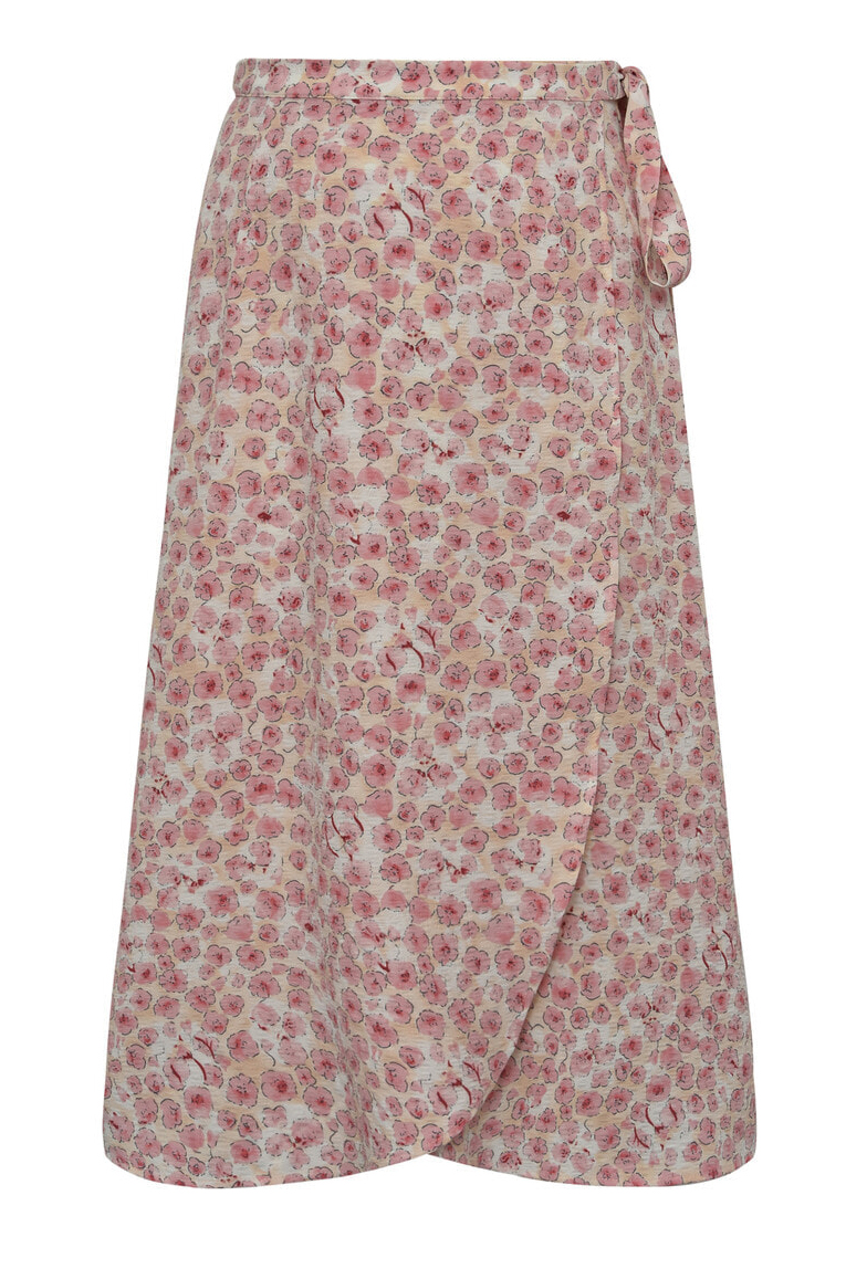 A-view - Peony Wrap Nederdel - Rosepink Udsalg