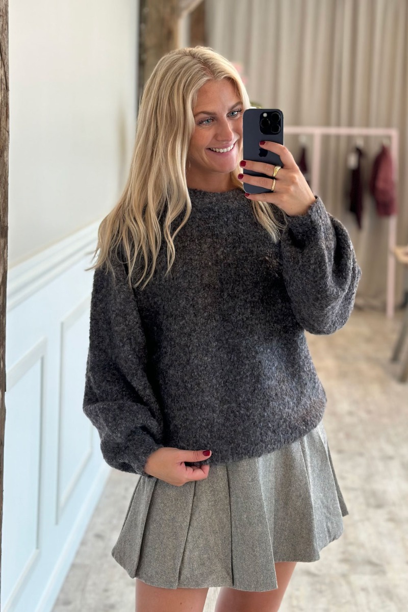 A-view - Patrisia New Strik Pullover - Brunblå