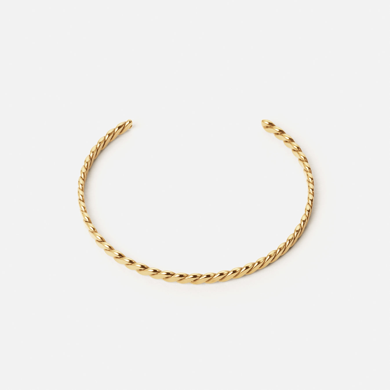 Twisted Bangle 18k Guldbelagt fra Josephine Nord