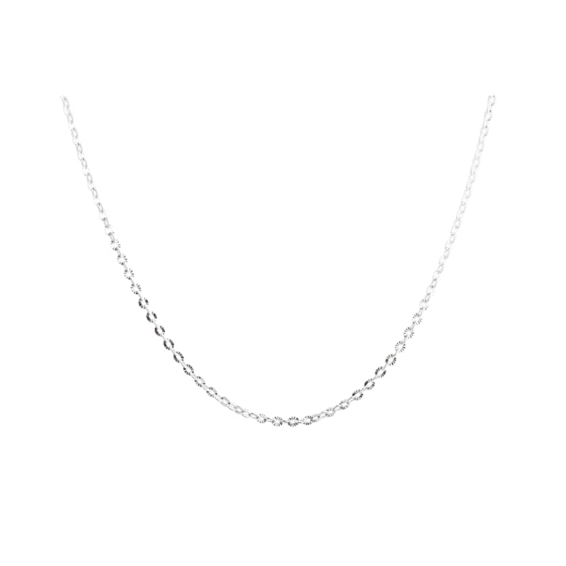 Elegant Halskæde i Sterling Sølv fra Aqua Dulce