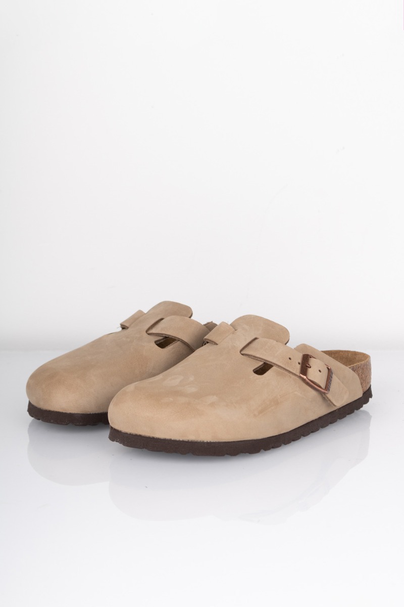 Birkenstock Boston Sandal i Oiled Leather - Tobak Brun