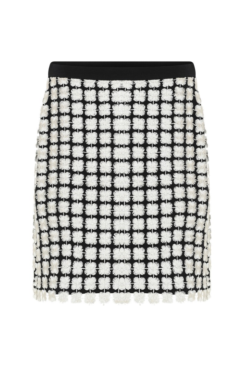 Bruuns Bazaar - Nederdel - Women Hedyscepebbaluma Skirt - Blacksilver