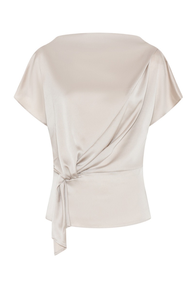 Elegant bluse fra Bruuns Bazaar - Acaciabbtinja i sølv