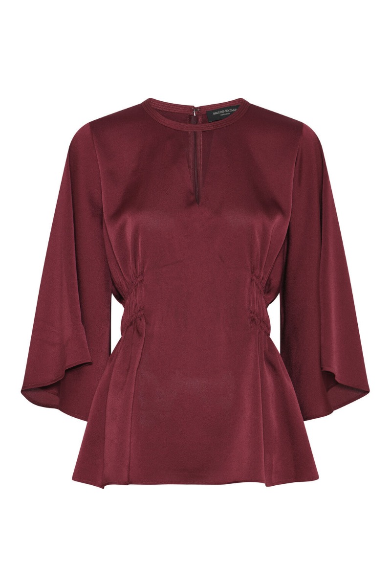 Bruuns Bazaar - Bluse - Women Acaciabbvenila Blouse - Burgundy