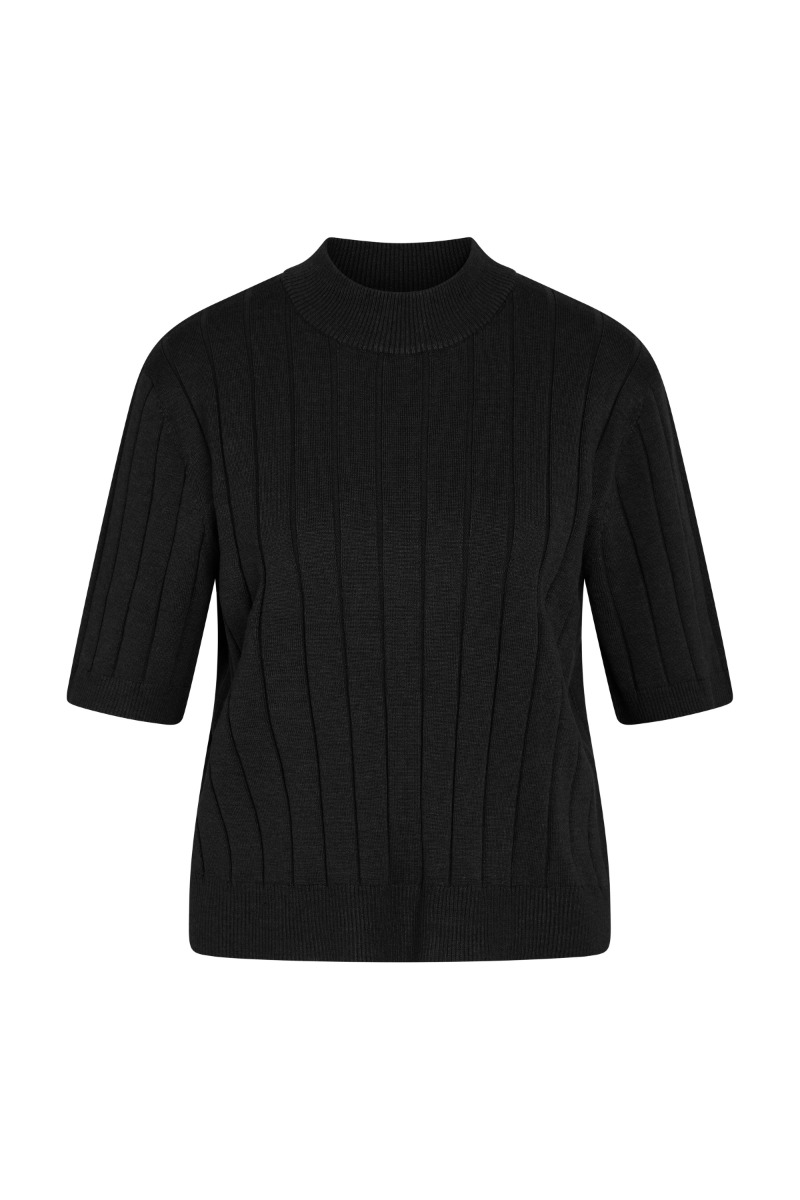 Bruuns Bazaar T-shirt - Anemonebbglady Knit - Sort