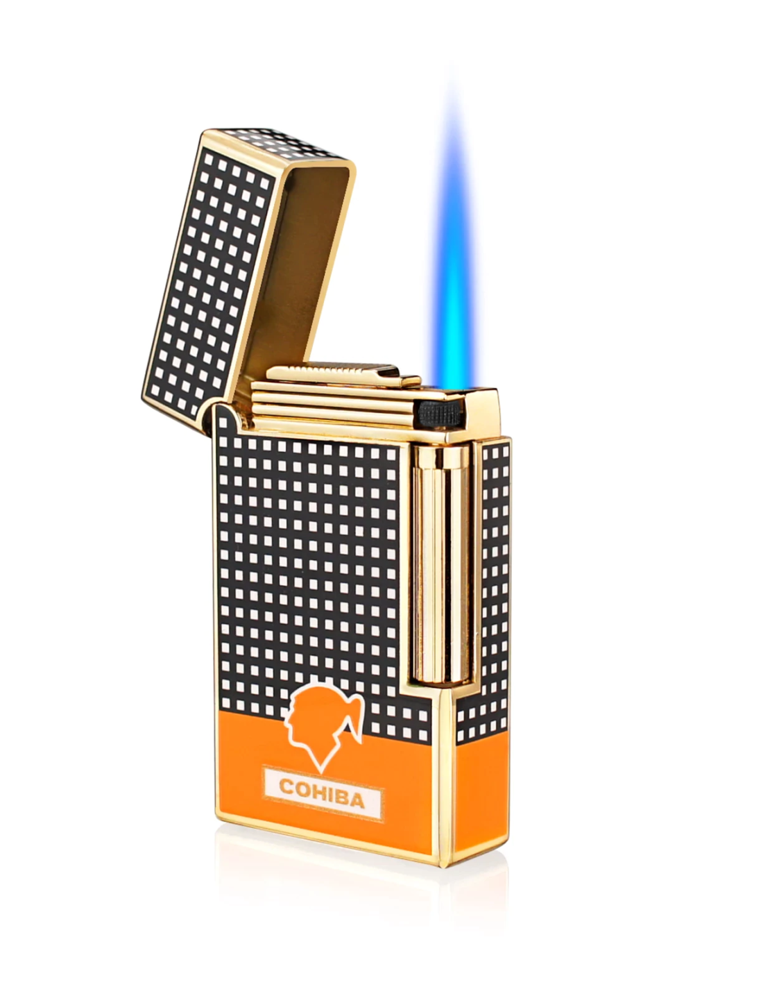 Derui Jet Flint Lighter med Cigar Punch – Kvalitet og Design