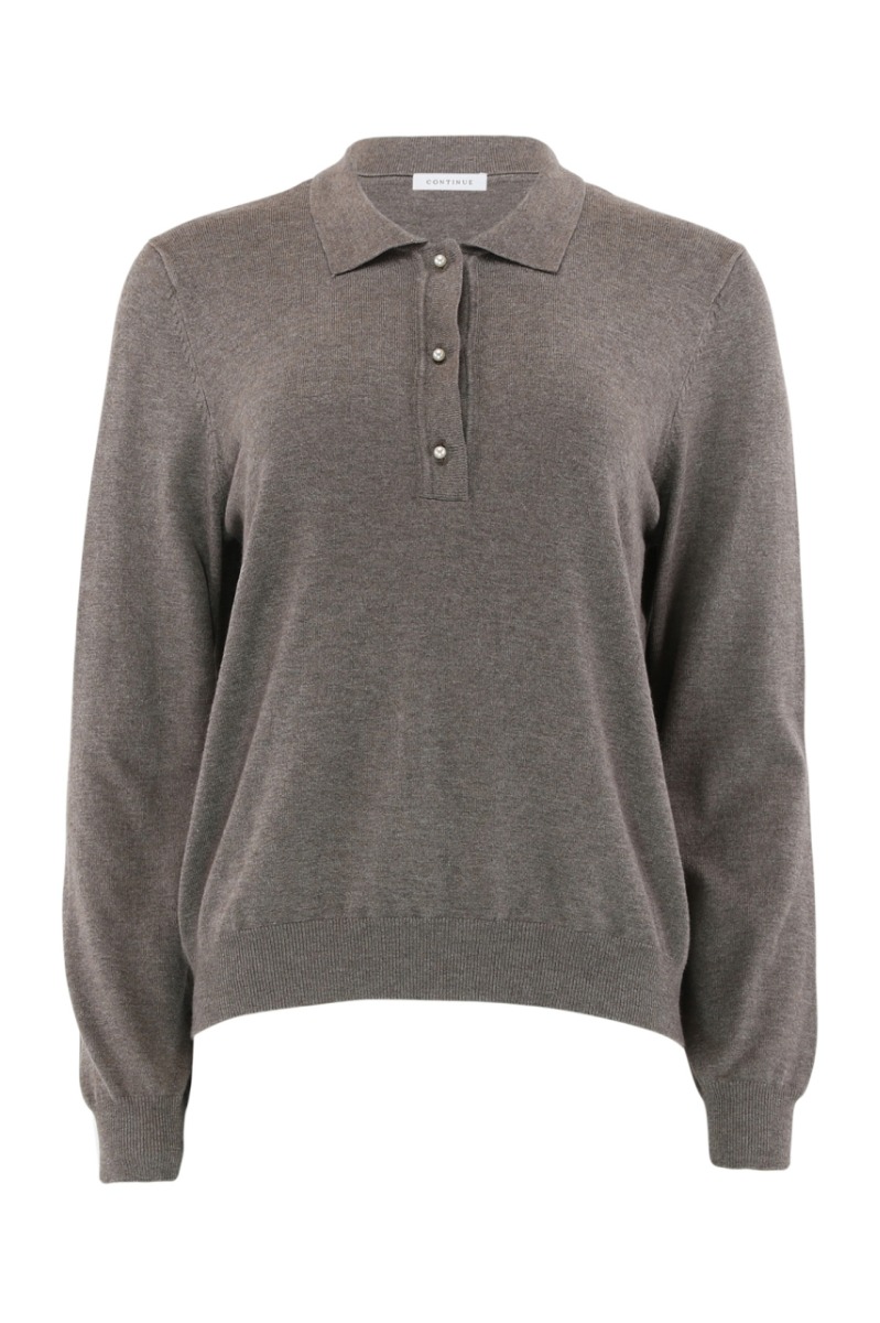 Continue - Bluse - Diane Polo - Earth