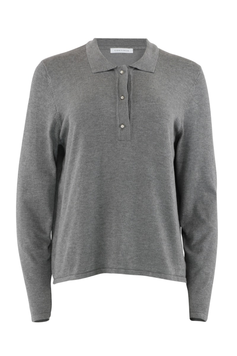 Continue - Bluse - Diane Polo - Grey