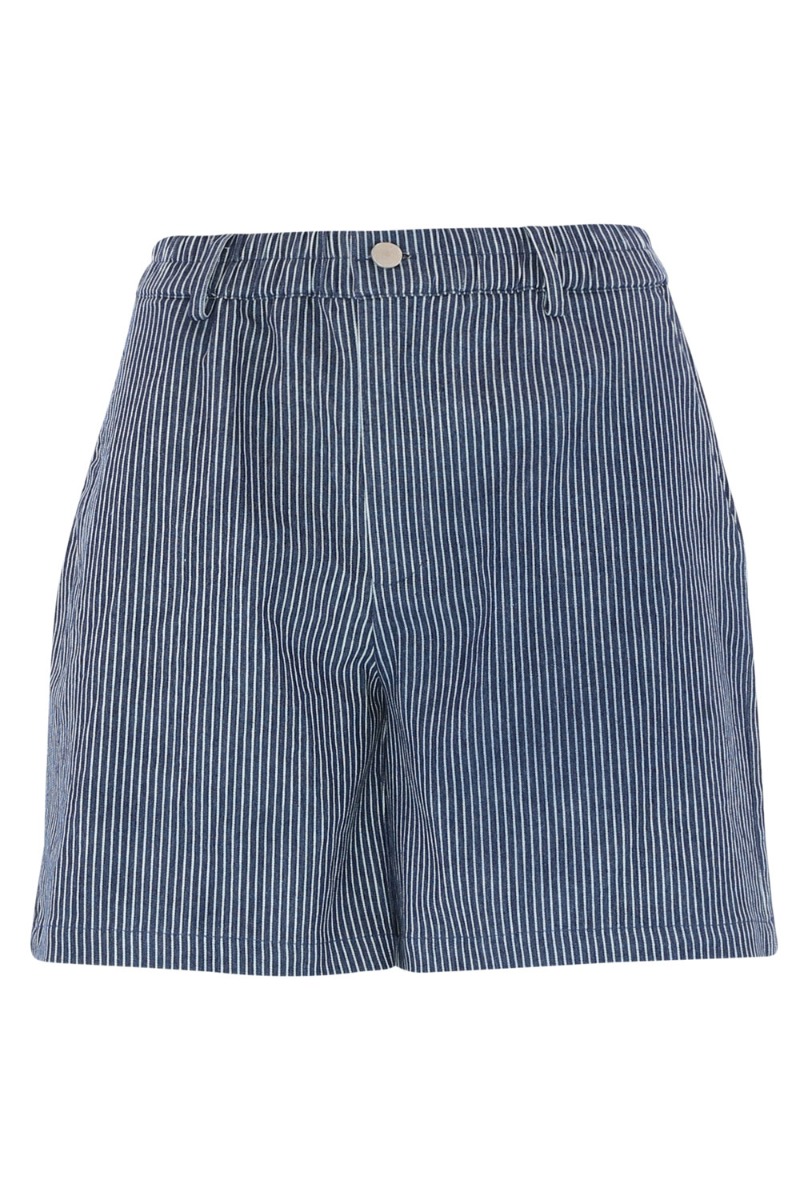 Roberta Shorts - Blå Striber - Fantastisk Tilbud!