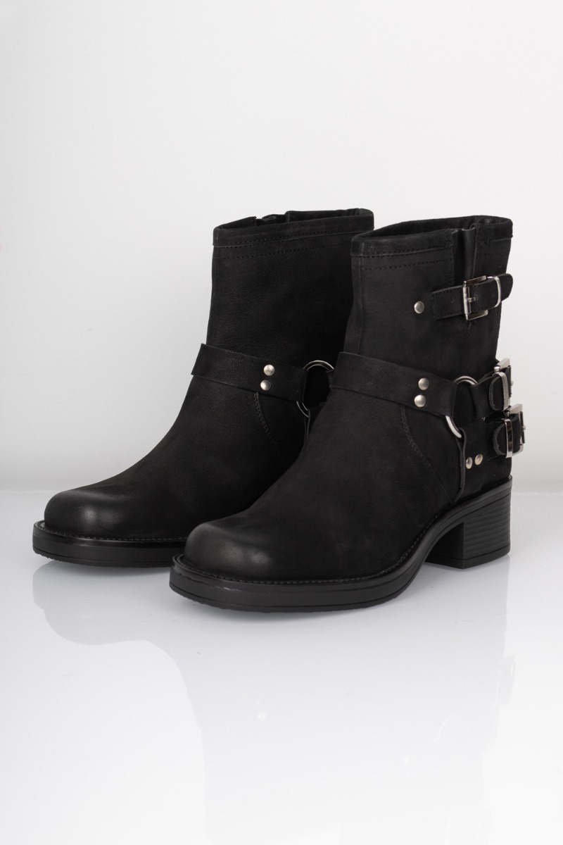 Copenhagen Shoes - Biker Støvler - Magic Move Nubuck - Sort