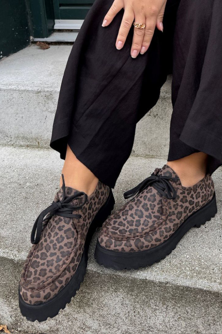 Copenhagen Shoes – Sko med Leo-print til hverdag og fest