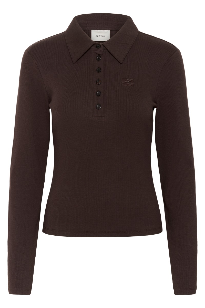 Gestuz - Polo Top - Drew Ls - Elegant og Komfortabel