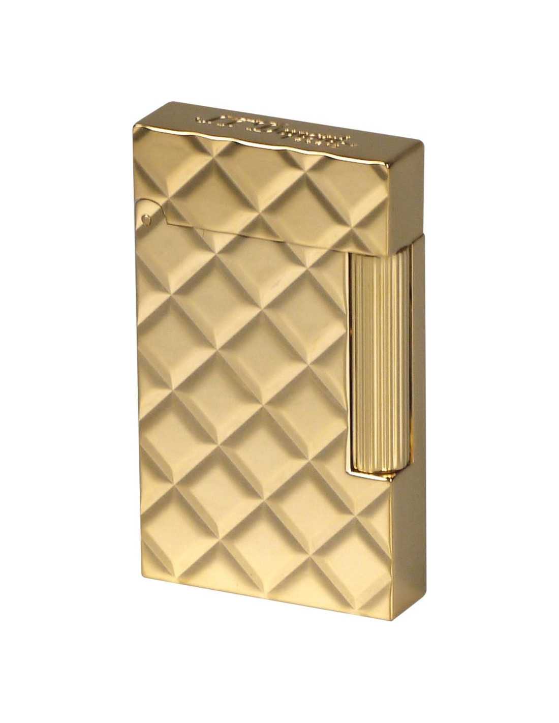 S.T. Dupont Ligne 2 Lighter i Gult Guld - Eksklusiv!