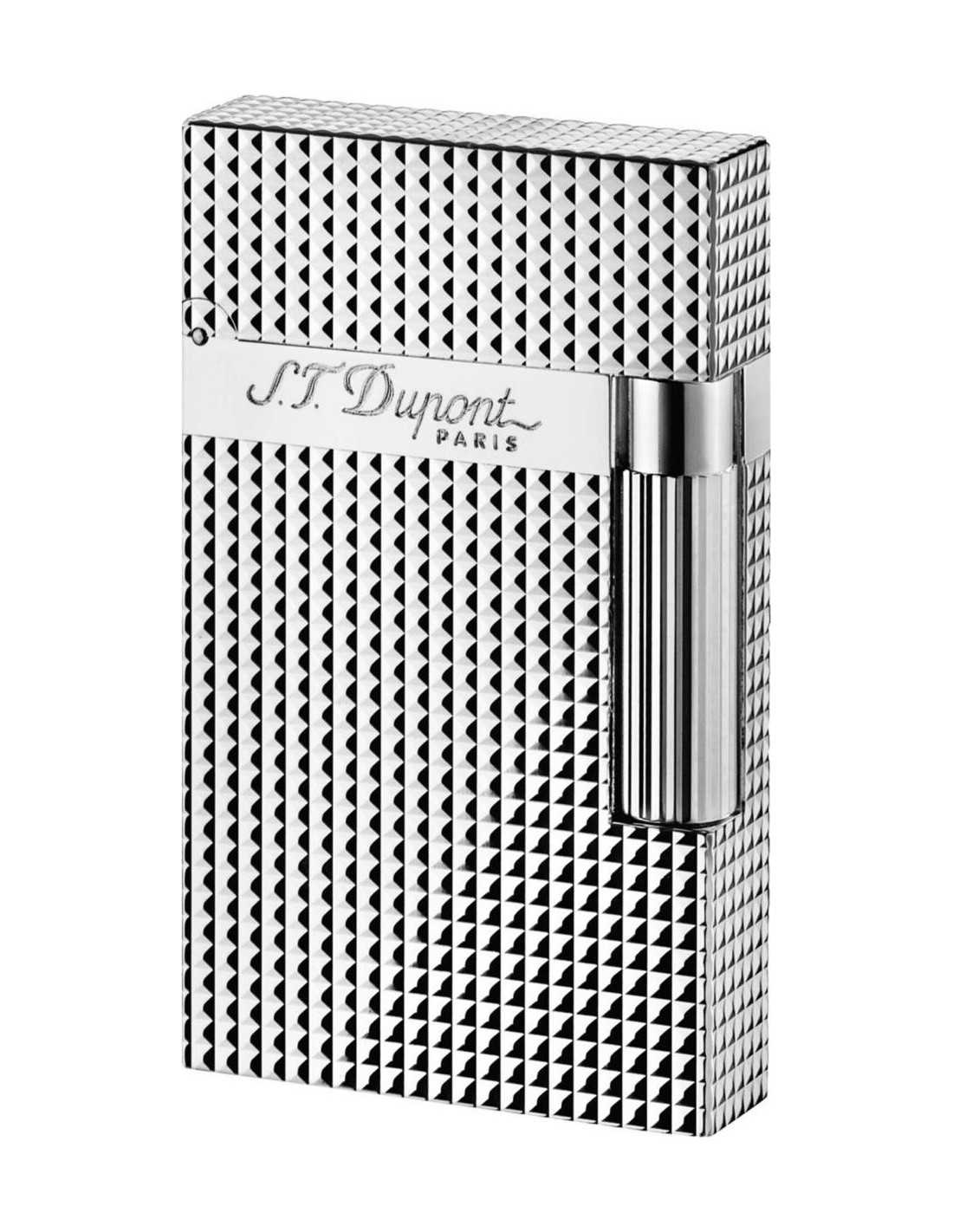 S.T. Dupont Ligne 2 Sølv Lighter - Eksklusiv Elegance