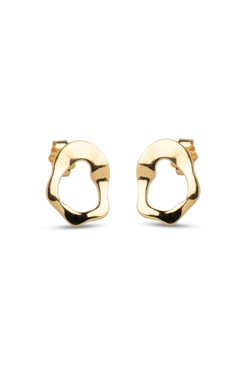 Elegant guld øreringe fra Enamel - Daphne model