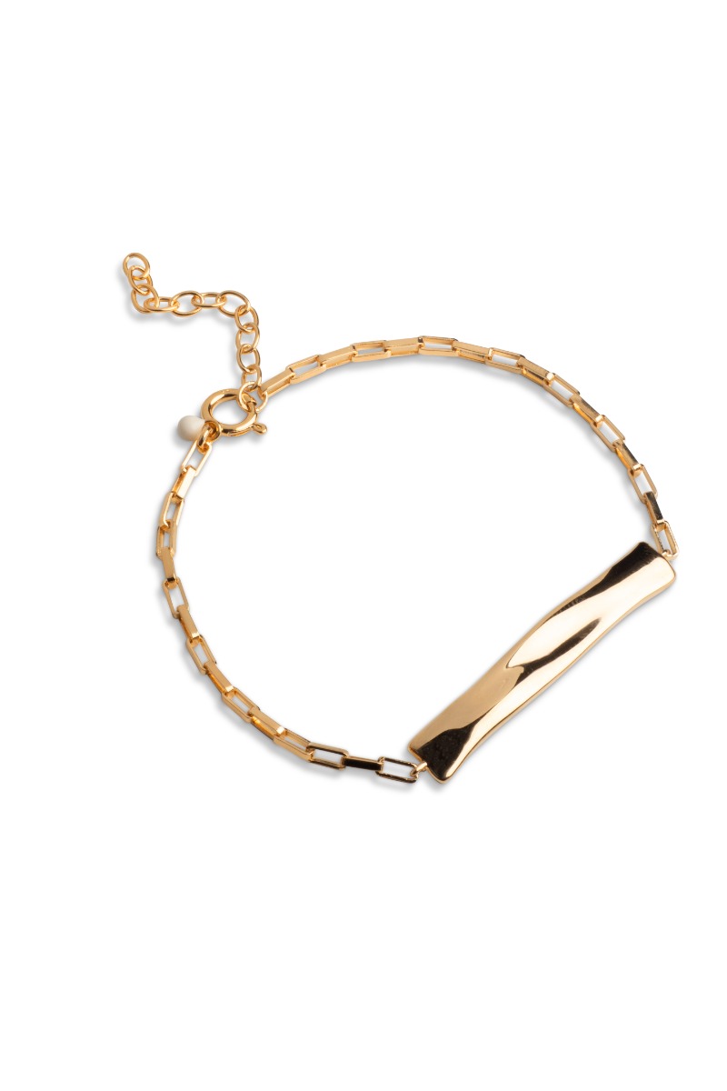 Enamel Armbånd - Bracelet Noel - Guldfarvet Udsalg