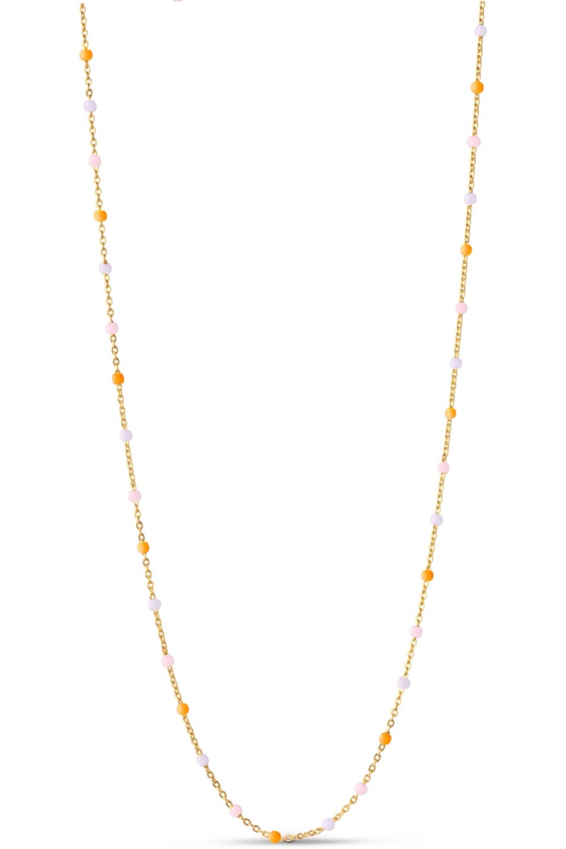 Emalje - Halskæde - Lola Necklace - Smukt i Pastelnuancer