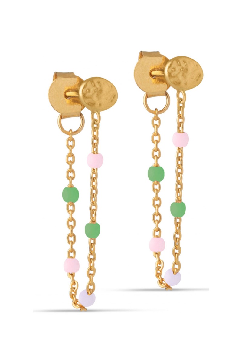 Emalje - øreringe - Lola Earring fra Wilderness Jewel Box