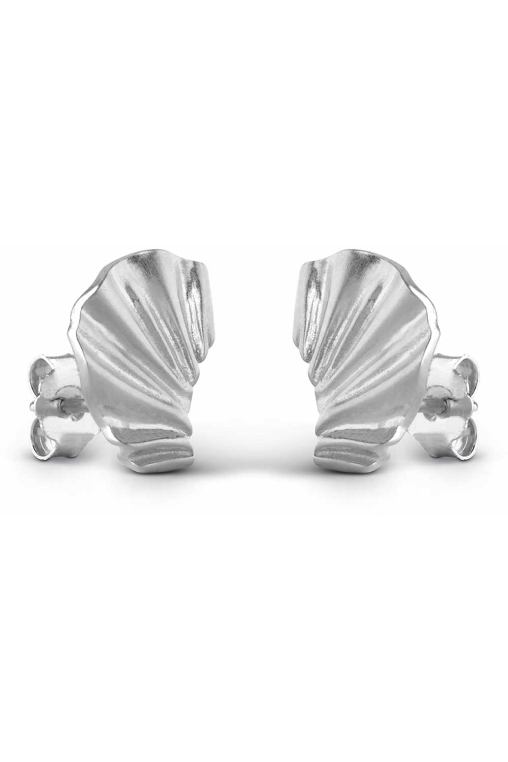Enamel - øreringe - Mini Wave - Silver