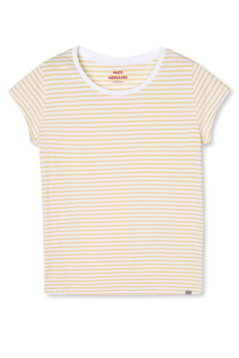 Mads Nørgaard T-shirt i Økologisk Bomuld - Klassisk Stil
