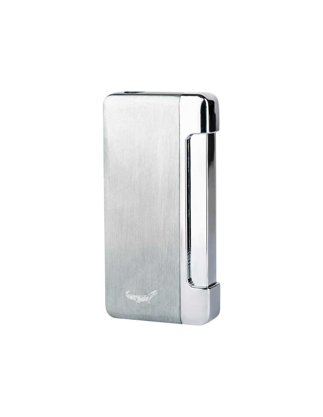 Formel Krokodille Jet Lighter i Krom med Jet Flamme