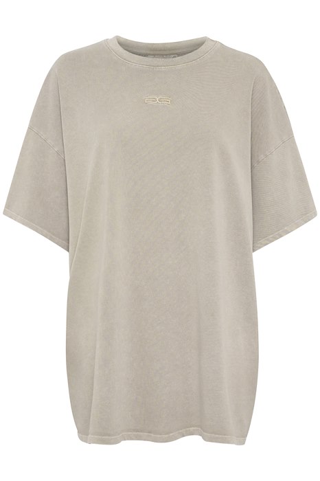 Gestuz - Oversize T-shirt i Silver Sage - Klassisk Stil