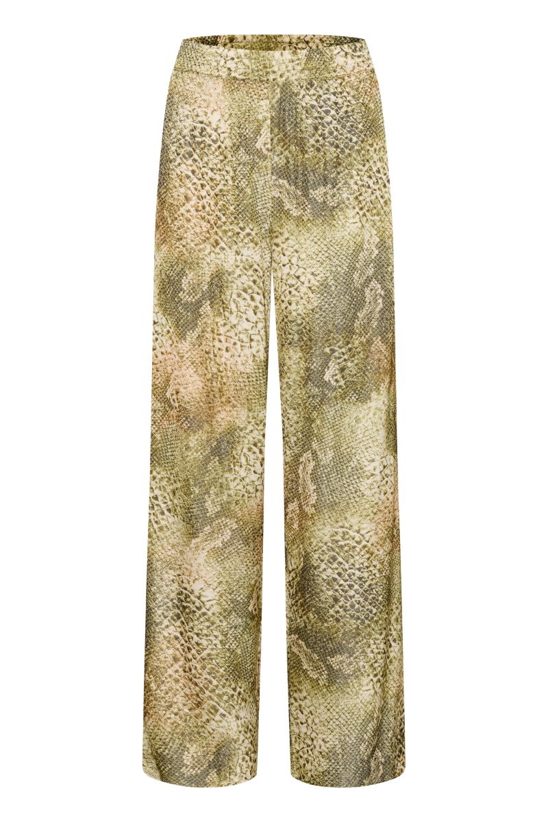 Gestuz - Bukser med slangeprint - Gzsanti P Hw Pants