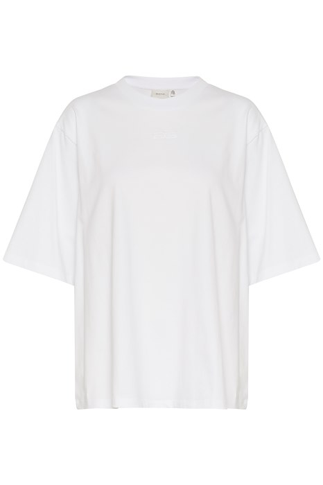 Gestuz - Oversized T-shirt - Simmagz Emb Tee - Hvid