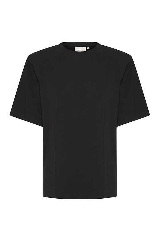 Gestuz - T-shirt - Samurillygz Back Emb Tee - Black