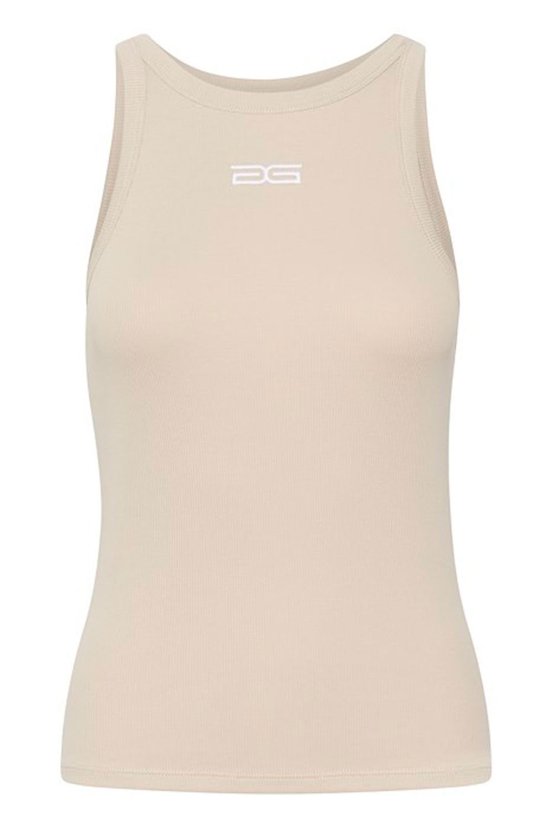 Gestuz - Top - Drewgz Sl Logo Tank - Island Fossil