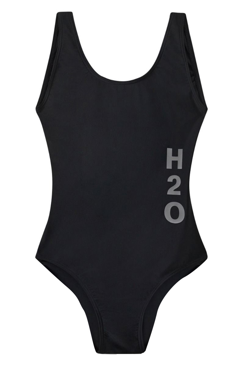 H2O - Sort Badedragt med Tornø Logo - Black Jewel Box tilbud